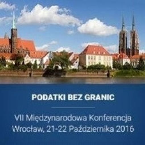 Zaproszenie na VII Międzynarodową Konferencję "Podatki bez granic"